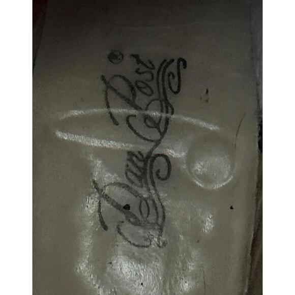 Dan Post women's Western Boots Black Leather Embroidered Sz 7M Cowgirl Festival - Picture 12 of 12